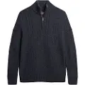 Superdry Vintage Jacob Henley Halv Lynlås Sweater