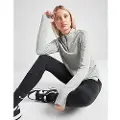 Nike Langærmet Nike Dri-FIT-top med 1/4 lynlås til piger - grå