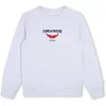 Zadig & Voltaire Zadig & Voltaireunisex til børn. X60154 Lysegrå sweatshirt i bomuld (10Años= 138cm), Casual, børnetøj