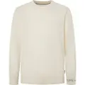 Pepe Jeans Pepe Jeanstil mænd. PM702469 Ny Andre Crew Sweater hvid (XL), Casual, Bomuld