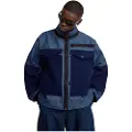 G-Star G-Startil mænd. D25415-D307-001 Unisex-aviatorjakke GSRR Maxi Vendbar blå (S), Casual, Bomuld