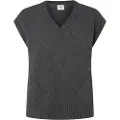 Pepe Jeans Pepe Jeanstil kvinder. PL702214 Vesten Idris grå (M), Casual, Bomuld, Bæredygtig