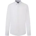 Hackett Textured Linen Trim Skjorte Med Lange ærmer