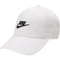 Nike Ustruktureret Nike Club Futura Wash-kasket - hvid