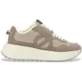 No name NO NAMEtil kvinder. NNVESK0 Carter Jogger træningssko i læder og polyester med logo XXL brun (38), Fast, Blonder, Casual