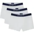 Hackett London Hackett Londontil mænd. HMU10600 Pakke med 3 hvide Core-boxershorts (XXL), Afslappet, Bomuld