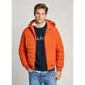 Pepe Jeans Pepe Jeanstil mænd. PM403026 Tomek orange jakke (M), Casual, Polyester