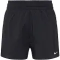 Nike Vævede Nike One-Dri-FIT-træningsshorts med høj talje til større børn (piger) - sort