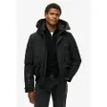 Superdry Superdrytil mænd. M5011908A City quiltet bomberjakke sort (M), Casual, Genanvendt polister, Bæredygtig