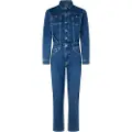 Pepe Jeans Pepe Jeanstil kvinder. PL230490 Jessica jumpsuit blå (S), Casual, Bomuld, Denim, Lange ærmer, Bæredygtig