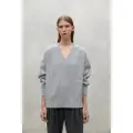 Ecoalf ECOALFtil kvinder. MCWGAKNAZALE0632W24-341 Azalea-trøje grå (S), Casual, Lange ærmer, Bæredygtig, Genbrugsuld