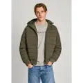 Pepe Jeans Pepe Jeanstil mænd. PM403026 Tomeks grønne jakke (M), Casual, Polyester