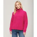 Superdry Slouchy Stitch Striktrøje Med Høj Hals