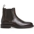 Hackett Londontil mænd. HMS21410 Egmont Chelsea ankelstøvler i læder, brun (42), Fast, Ingen, Casual