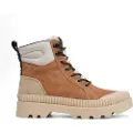 Pepe Jeans Pepe Jeanstil kvinder. PLS50538 Ascot Mountain brune ankelstøvler i læder (39), Fast, Ruskind, Blonder, Casual