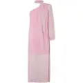 Pepe Jeans Pepe Jeanstil kvinder. PL953565 Kjole Nikita Pink (S), Casual, Polyester, Lange ærmer