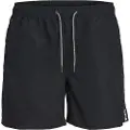 Jack & Jones Fiji Black Tape Badeshorts