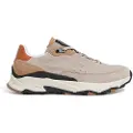 Pepe Jeans Pepe Jeanstil mænd. PMS60022 James Treck beige træningssko i læder (41), Fast, Ruskind, Blonder, Casual