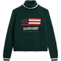 Superdry Americana Striktrøje Med Høj Hals