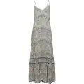 Superdry Superdrytil kvinder. W8011294A Lang blå stropløs kjole (M), Casual, Viscose, Uden ærmer/stropper