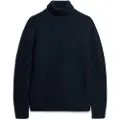 Superdry Merchant Textured Striktrøje Med Høj Hals