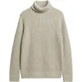 Superdry Superdrytil mænd. M6110584A Merchant Store grå rullekravetrøje (L), Casual, Akryl