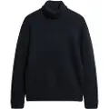 Superdry Superdrytil mænd. M6110593A Rullekravetrøje Merchant Store (XL), Casual, Akryl, Lange ærmer, Blå