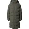 Superdry Superdrytil mænd. M5011977A Lang quiltet jakke med hætte grøn (L), Casual, Bæredygtig, Genanvendt nylon