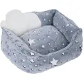 TIAKI hundeseng Glowing Stars - L 50 x B 40 x H 23 cm