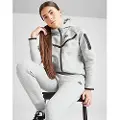 Nike Sportswear Tech Fleece-hættetrøje med fuld lynlås til piger - grå