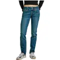 Pepe Jeans Pepe Jeanstil kvinder. PL204159IA1 Jeans i almindelig pasform Iconic Gen blå (26/32), Casual, Bomuld, Denim, Bæredygtig