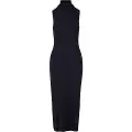 Urban Classics Knitted Eco Viscose Turtleneck ærmeløs Midikjole
