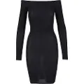 Urban Classics Off Shoulder Glitter Kjole Med Lange ærmer