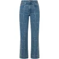 Pepe Jeans Pepe Jeanstil kvinder. PL204832 Jeans Straight Glitter blå (30/30), Casual, Bomuld, Denim