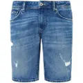 Pepe Jeans Pepe Jeanstil mænd. PM801084RH7 Taper Shorts blå (31), Casual, Bomuld, Denim, Bæredygtig