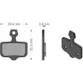 Brenta Ciclo Elixir 9/7/cr/xx/t/tl Avid/sram Sintrede Bremseklodser