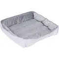 TIAKI Hyggeseng Basic Grey - Størrelse S: L 50 x B 45 x H 12 cm