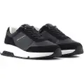 Armani Exchange AIX Armani Exchangetil mænd. XUX225XV862K001 Træningssko med sort logo (39), Fast, Blonder, Casual