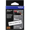 Brother Tape 6mm Tze-fx211 Sort/hvid Fleksibel