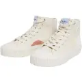 Pepe Jeans Pepe Jeanstil kvinder. PLS31576 Samoi Half lædersko hvid (37), Fast, Ruskind, Blonder, Casual