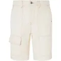 Pepe Jeans Pepe Jeanstil mænd. PM801121 Kort Relaxed Utility Farve hvid (34), Casual, Bomuld