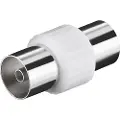 Goobay Coaxial adapter: Coaxial female > Coaxial female