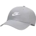 Nike Ustruktureret Nike Club Futura Wash-kasket - grå