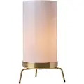 Fritz Hansen Bordlampe PM-02 31 cm, hvid/messing, Fritz Hansen
