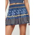 Superdry Printed Shirred Kort Nederdel