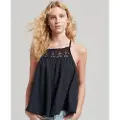 Superdry Vintage Halter Cami ærmeløs Bluse