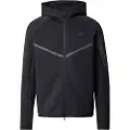 Nike Tech Windrunner-fleecejakke med lynlås til mænd - sort
