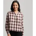 Superdry Check Langærmet Bluse