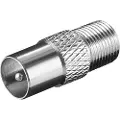 Goobay F-adapter: F female > Coaxial male