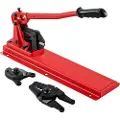 Vevor Bænkpresser 24" stålwirepresser med krympeværktøj Kabelboltskærerhoved Bænkkrympetang 1/16"-3/16" aluminium/kobbermuffer Bænkkabel Legeret stålkrympetang Presser til 1/2" stålwire Fe